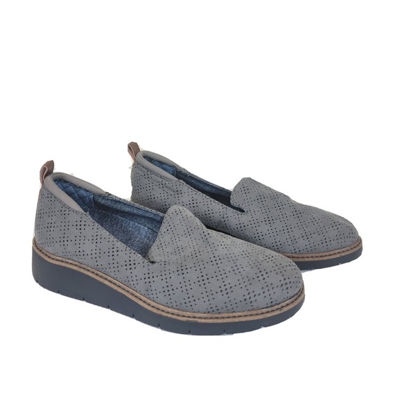 Dr. Scholl's Shoes - Dr. Scholl's Sidekick Slip-On Loafers Dark Grey Womens US 7 M Energy Technology